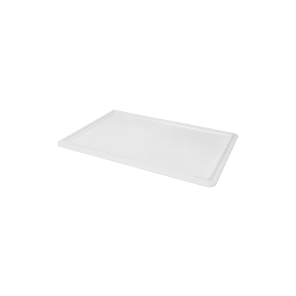 57.4400 SSS Horeca Tote / Prep Box Lid White 600x400mm Globe Importers Adelaide Hospitality Supplies