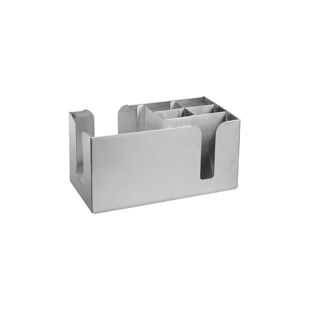 735260 Crown Barware Bar Organiser Stainless Steel 240x125x115mm Globe Importers Adelaide Hospitality Supplies