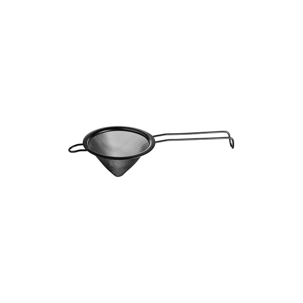 735402 Crown Barware Conical Cocktail Strainer Black PVD 100mm Globe Importers Adelaide Hospitality Supplies