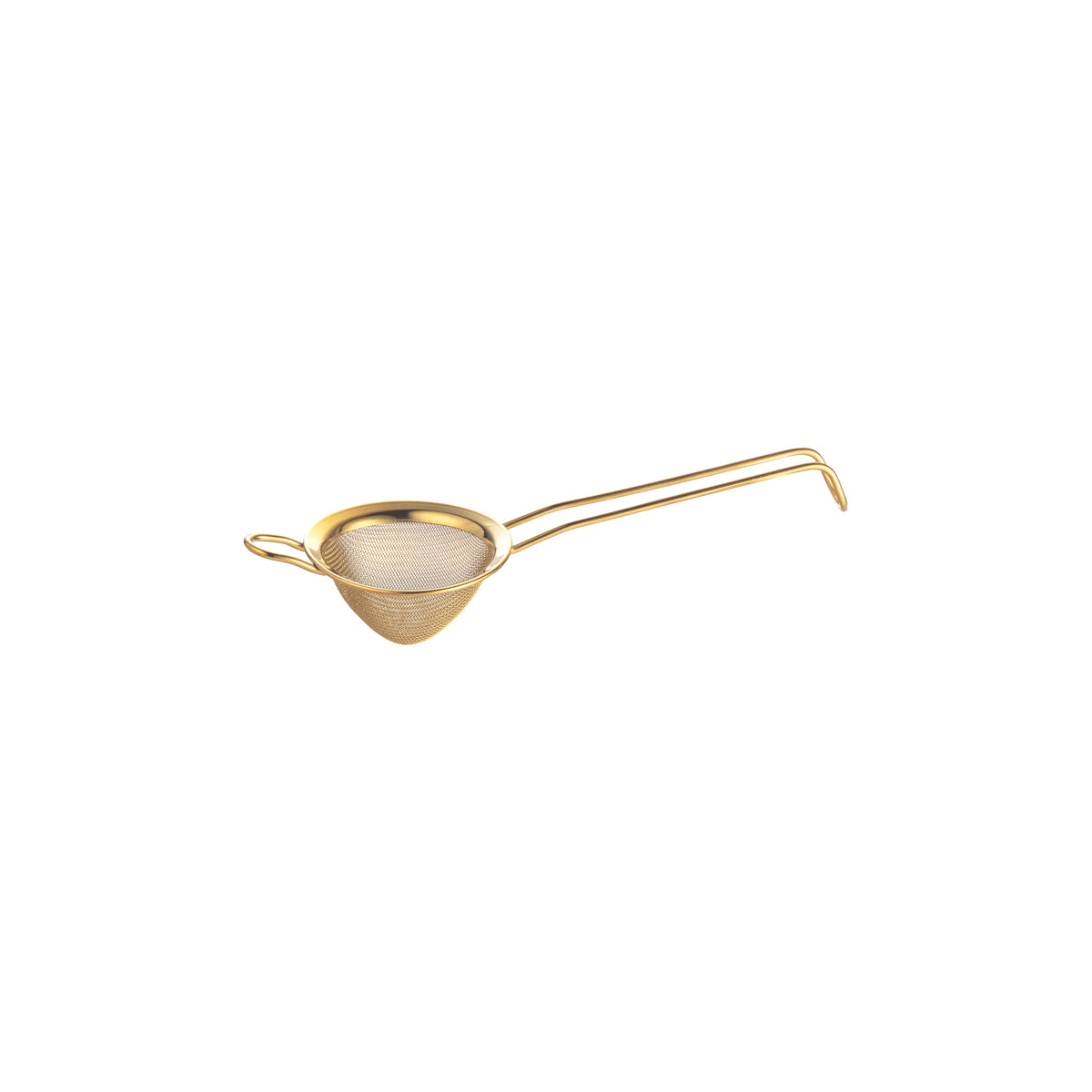 735801 Crown Barware Conical Cocktail Strainer Gold PVD 80mm Globe Importers Adelaide Hospitality Supplies