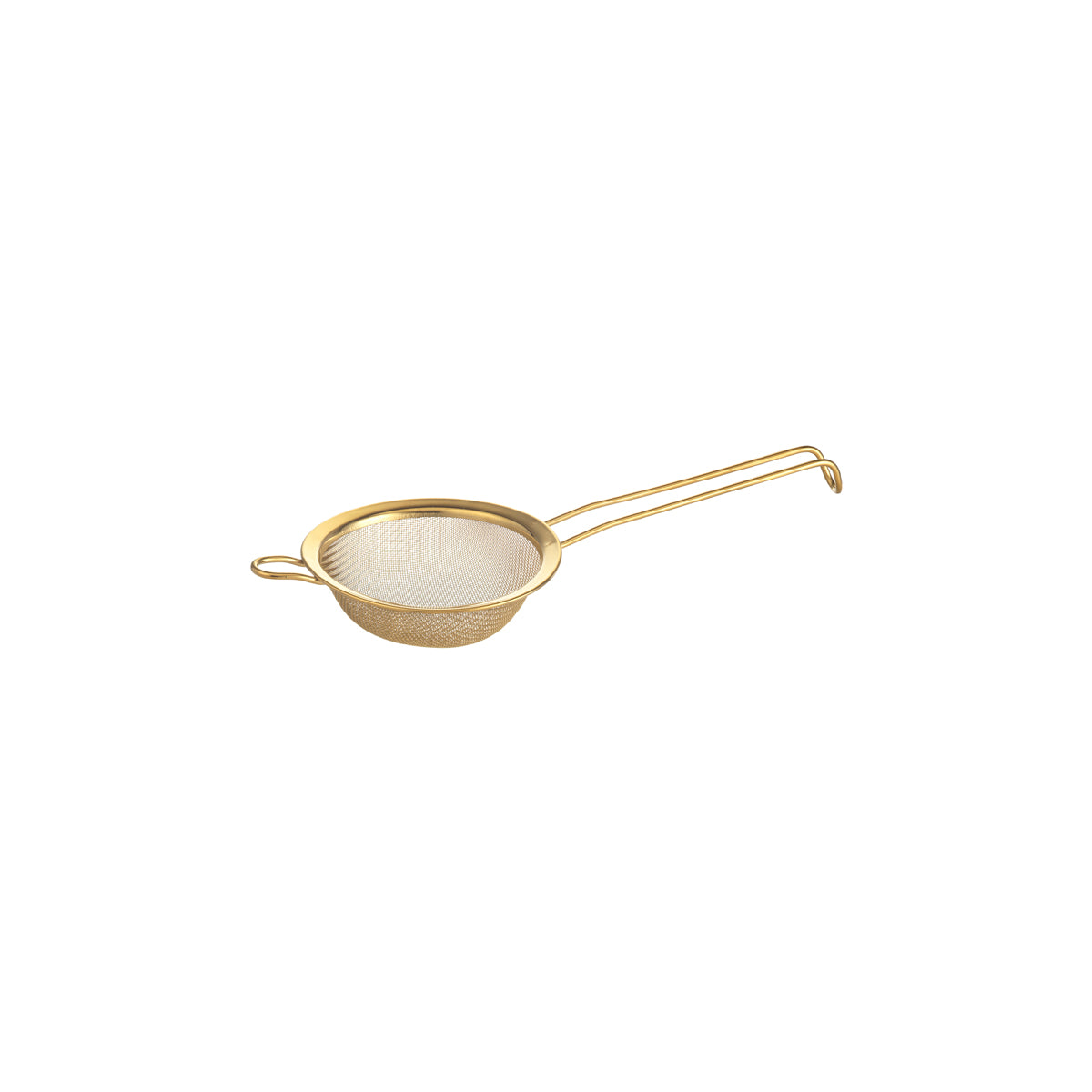 735804 Crown Barware Cocktail Strainer Gold PVD 100mm Globe Importers Adelaide Hospitality Supplies