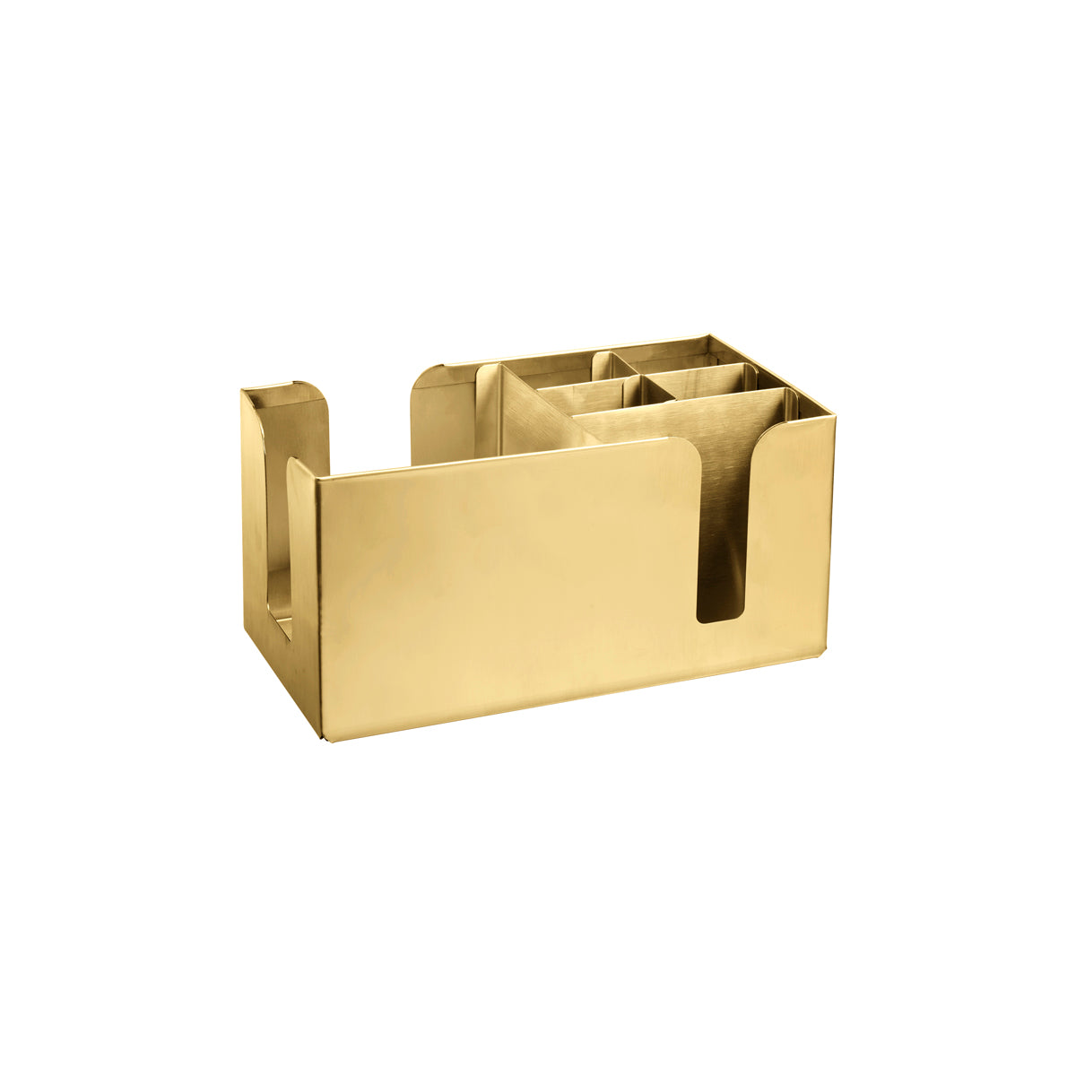735860 Crown Barware Bar Organiser Gold PVD 240x125x115mm Globe Importers Adelaide Hospitality Supplies
