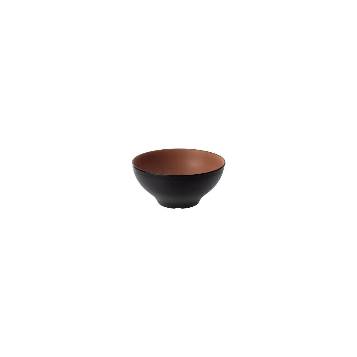 72.828411.BN COU COU Melamine Dual Colour Brown & Black Noodle Bowl 110mm/300ml Globe Importers Adelaide Hospitality Supplies