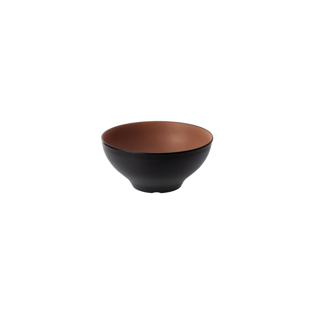 72.828414.BN COU COU Melamine Dual Colour Brown & Black Noodle Bowl 190mm/1.28lt Globe Importers Adelaide Hospitality Supplies