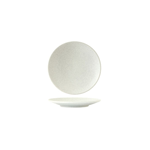 72.90060 Zuma Frost Round Tapas Plate 130mm Globe Importers Adelaide Hospitality Supplies