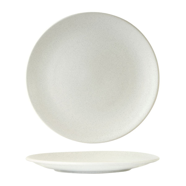 72.90067 Zuma Frost Round Coupe Plate 285mm Globe Importers Adelaide Hospitality Supplies