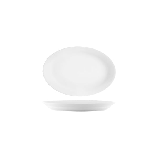 901609 Tablekraft Vitroceram Oval Platter 240x170mm Globe Importers Adelaide Hospitality Supplies