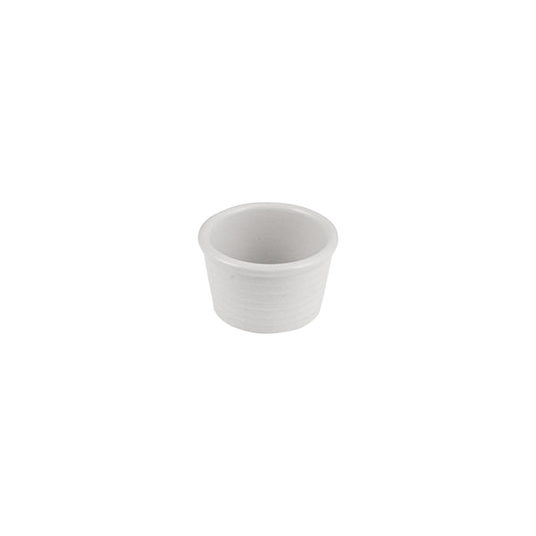72.9029316 Zuma Pearl Aspen Ribbed Sauce Ramekin 85x50mm / 140ml Globe Importers Adelaide Hospitality Supplies
