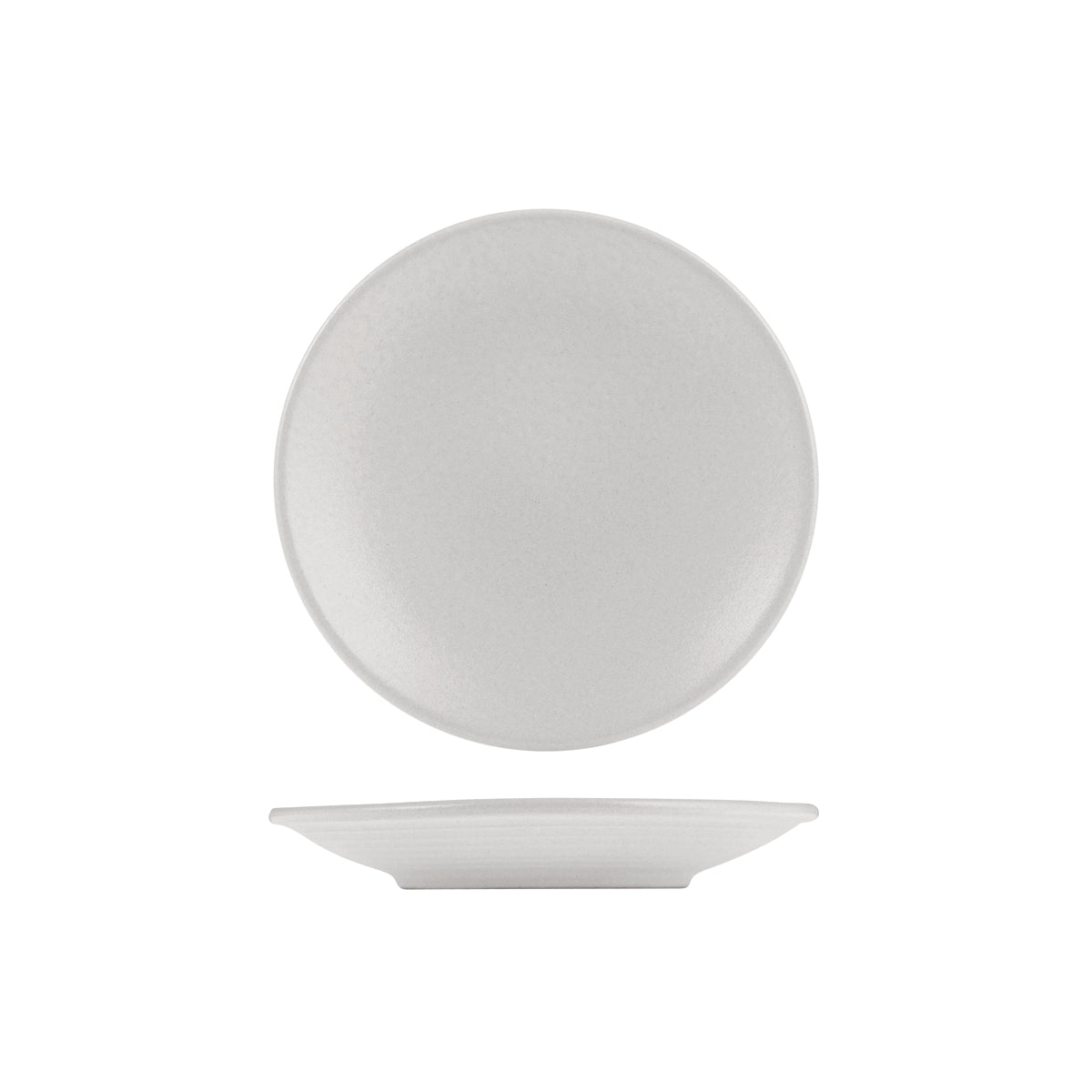 72.9029361 Zuma Pearl Aspen Round Coupe Plate 180mm Globe Importers Adelaide Hospitality Supplies