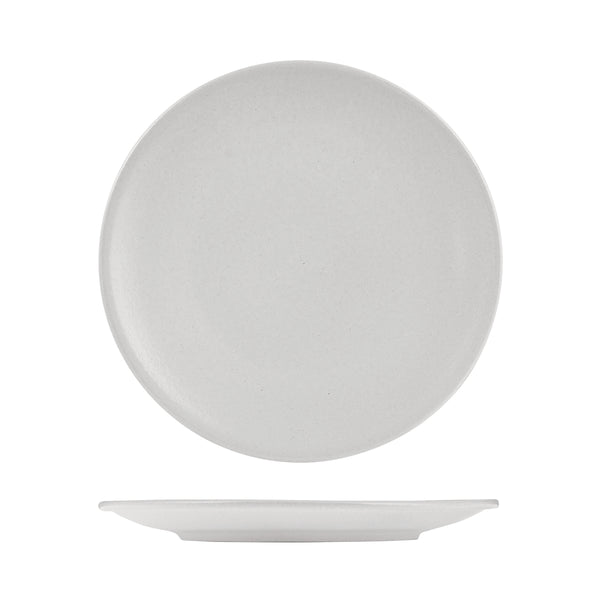 72.9029364 Zuma Pearl Aspen Round Coupe Plate 230mm Globe Importers Adelaide Hospitality Supplies