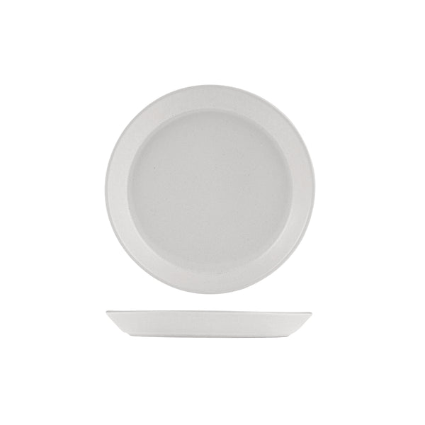 72.9029375 Zuma Pearl Aspen Round Plate Tapered 170x24mm Globe Importers Adelaide Hospitality Supplies