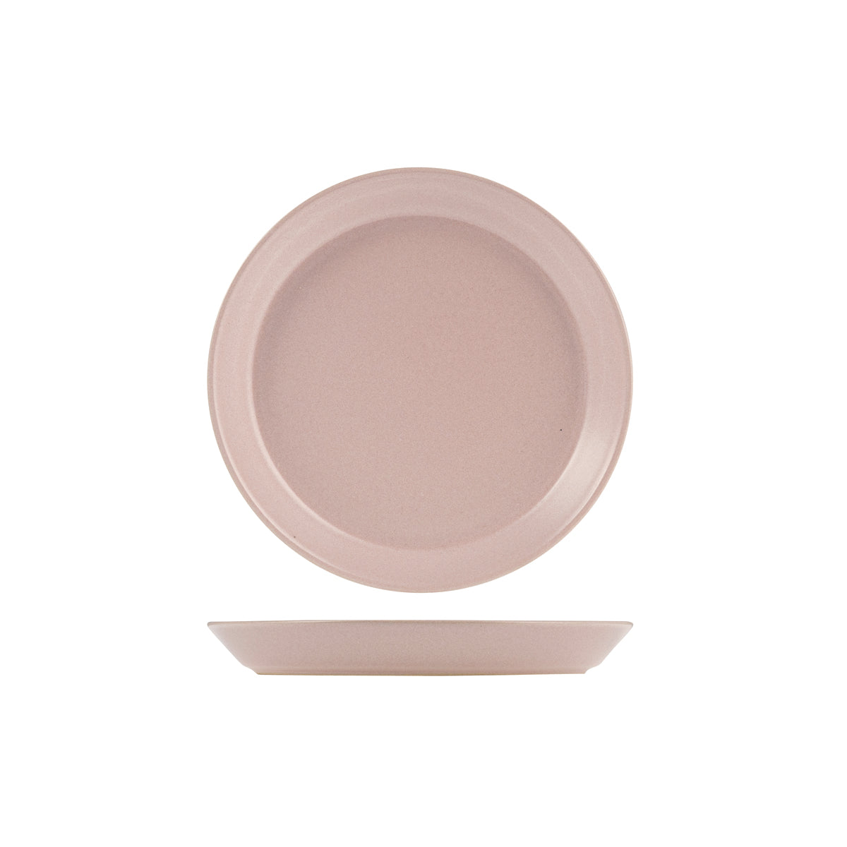 72.9029475 Zuma Pearl Blush Round Plate Tapered 170x24mm Globe Importers Adelaide Hospitality Supplies