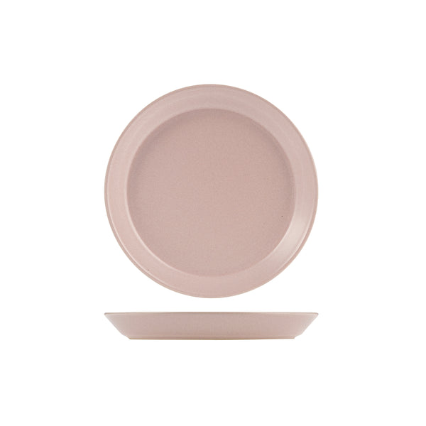 72.9029475 Zuma Pearl Blush Round Plate Tapered 170x24mm Globe Importers Adelaide Hospitality Supplies