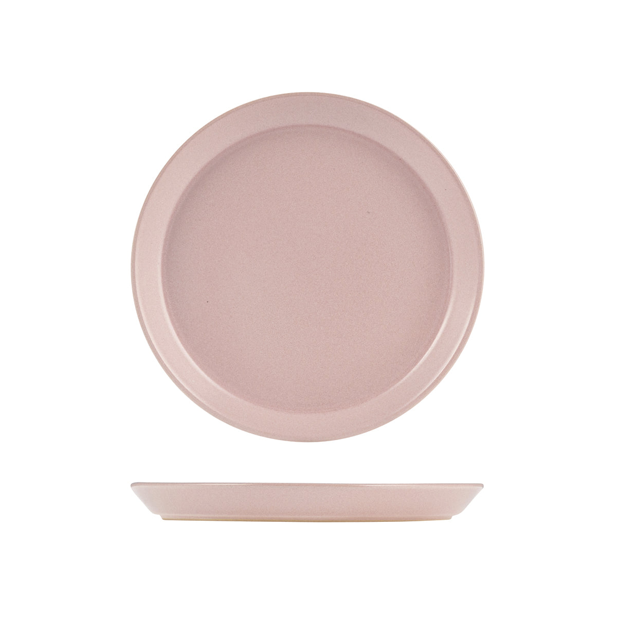 72.9029476 Zuma Pearl Blush Round Plate Tapered 200x24mm Globe Importers Adelaide Hospitality Supplies