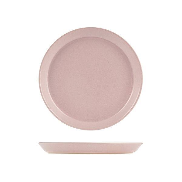 72.9029476 Zuma Pearl Blush Round Plate Tapered 200x24mm Globe Importers Adelaide Hospitality Supplies