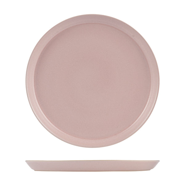 72.9029478 Zuma Pearl Blush Round Plate Tapered 280x24mm Globe Importers Adelaide Hospitality Supplies