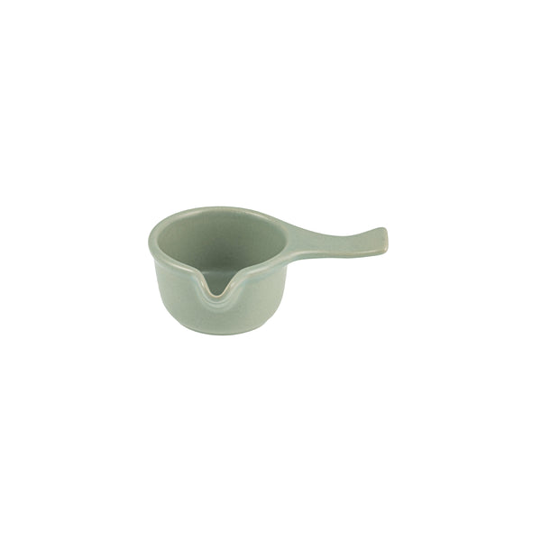 72.9029540 Zuma Pearl Pistachio Mini Saucepan 45x80mm / 70ml Globe Importers Adelaide Hospitality Supplies