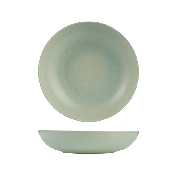 72.9029551 Zuma Pearl Pistachio Round Share Bowl 240x50x50mm / 1100ml Globe Importers Adelaide Hospitality Supplies
