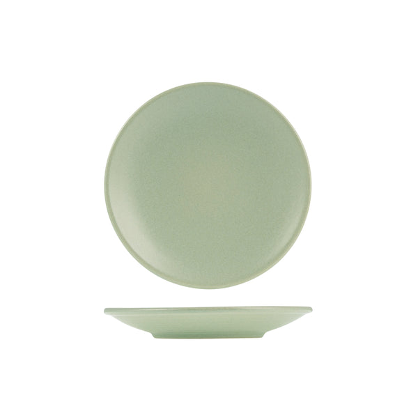 72.9029561 Zuma Pearl Pistachio Round Coupe Plate 180mm Globe Importers Adelaide Hospitality Supplies