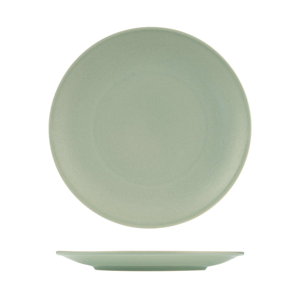 72.9029565 Zuma Pearl Pistachio Round Coupe Plate 260mm Globe Importers Adelaide Hospitality Supplies