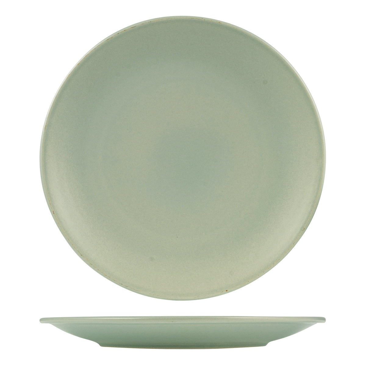 72.9029566 Zuma Pearl Pistachio Round Coupe Plate 310mm Globe Importers Adelaide Hospitality Supplies