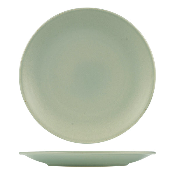 72.9029566 Zuma Pearl Pistachio Round Coupe Plate 310mm Globe Importers Adelaide Hospitality Supplies