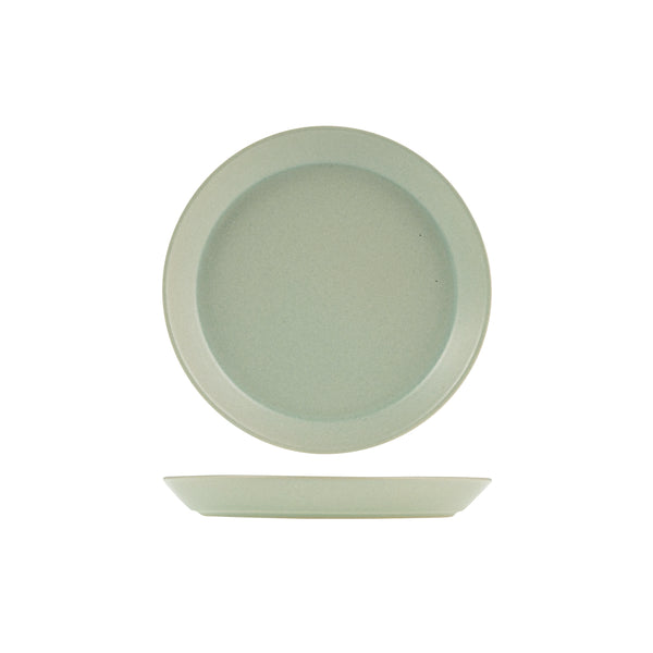 72.9029575 Zuma Pearl Pistachio Round Plate Tapered 170x24mm Globe Importers Adelaide Hospitality Supplies