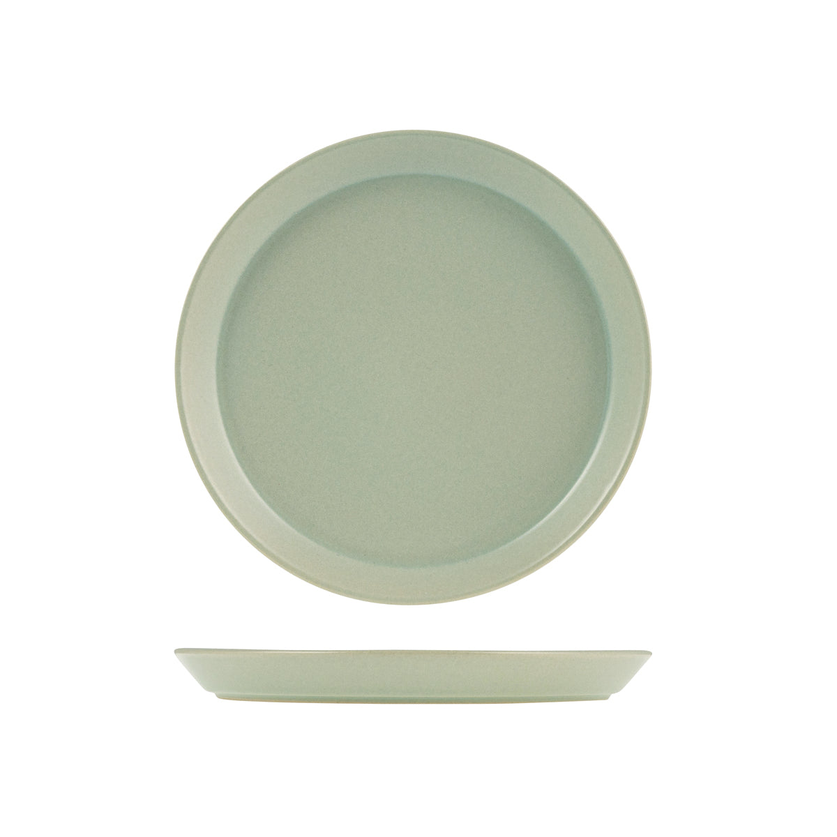 72.9029576 Zuma Pearl Pistachio Round Plate Tapered 200x24mm Globe Importers Adelaide Hospitality Supplies