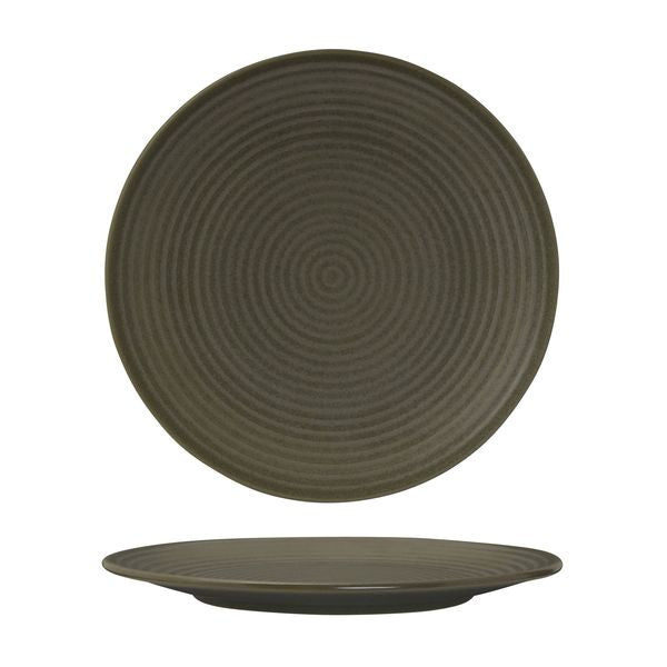 72.90371 Zuma Cargo Round Ribbed Plate 265mm Globe Importers Adelaide Hospitality Supplies