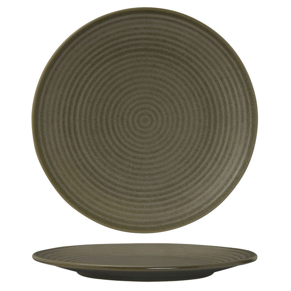 72.90373 Zuma Cargo Round Ribbed Plate 310mm Globe Importers Adelaide Hospitality Supplies