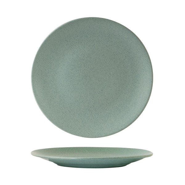 72.90465 Zuma Mint Round Coupe Plate 260mm Globe Importers Adelaide Hospitality Supplies