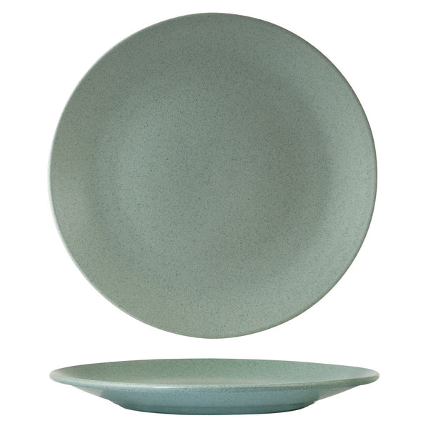 72.90466 Zuma Mint Round Coupe Plate 310mm Globe Importers Adelaide Hospitality Supplies