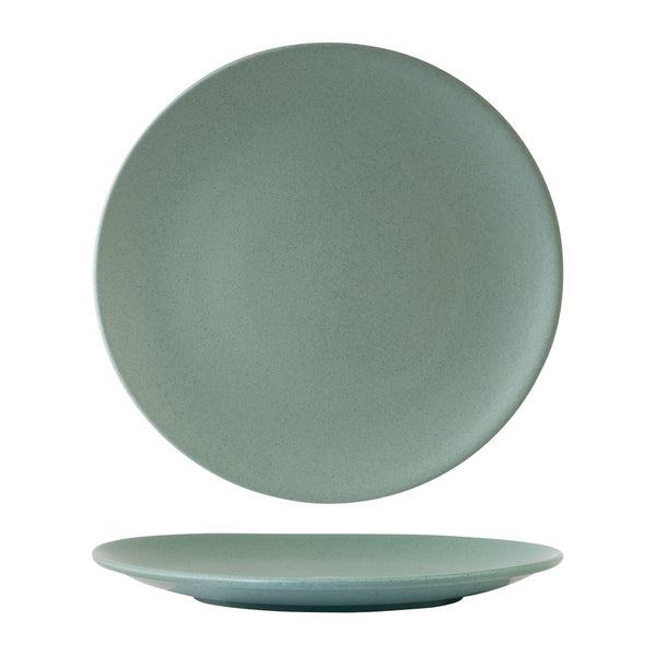 72.90467 Zuma Mint Round Coupe Plate 285mm Globe Importers Adelaide Hospitality Supplies