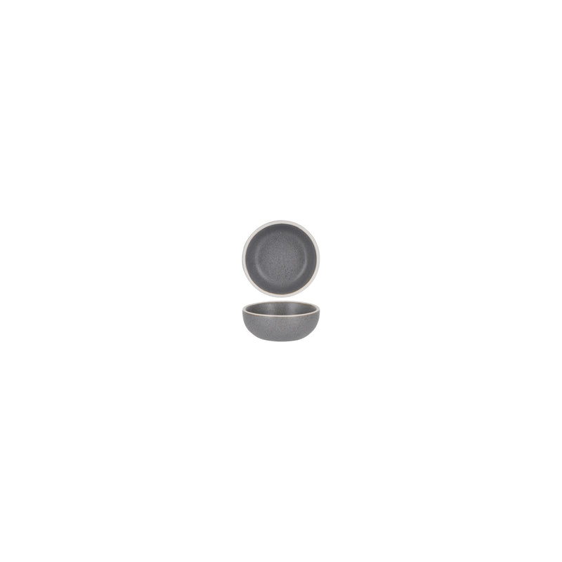 908002 Tablekraft Urban Grey Round Sauce Dish 78mm Globe Importers Adelaide Hospitality Supplies