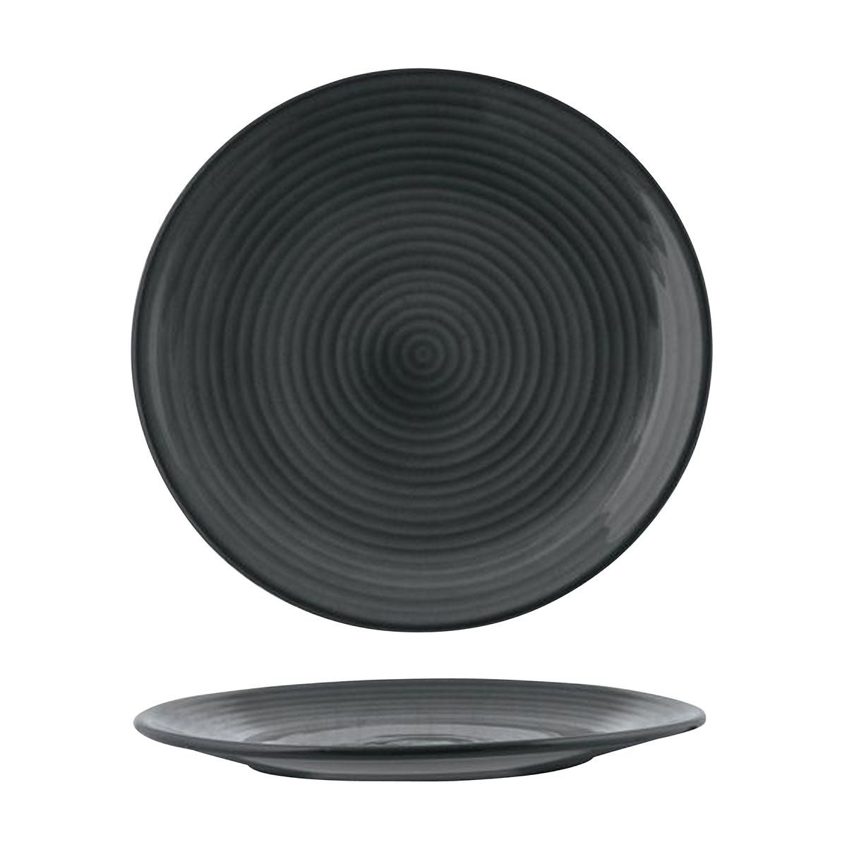 72.90871 Zuma Jupiter Round Ribbed Plate 265mm Globe Importers Adelaide Hospitality Supplies