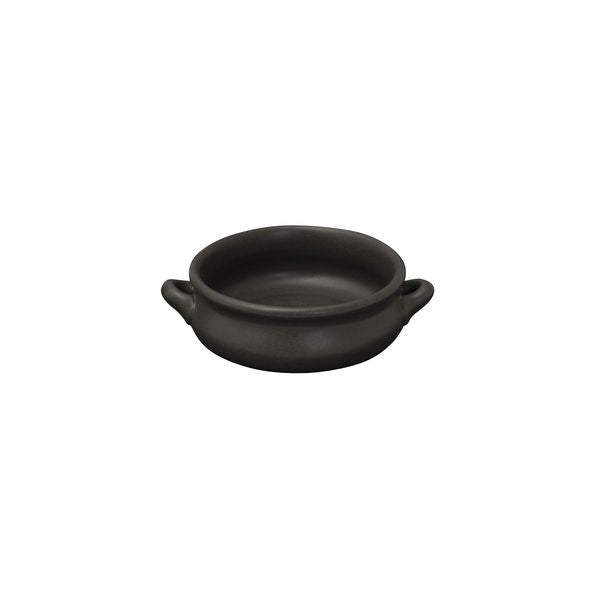 72.90930 Zuma Charcoal Spanish Dish 130x50mm / 410ml Globe Importers Adelaide Hospitality Supplies