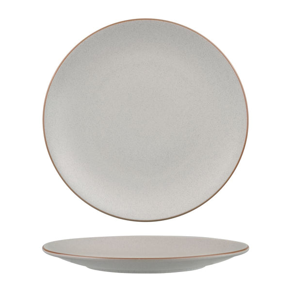 72.9099167 Zuma Mineral Round Coupe Plate 285mm Globe Importers Adelaide Hospitality Supplies