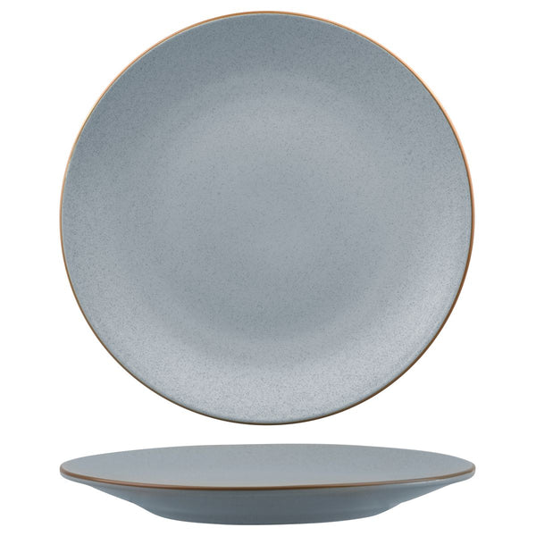 72.9099266 Zuma Bluestone Round Coupe Plate 310mm Globe Importers Adelaide Hospitality Supplies