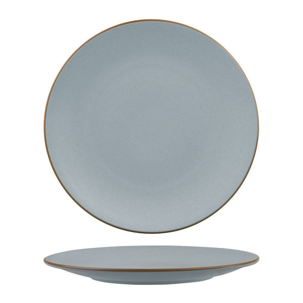 72.9099267 Zuma Bluestone Round Coupe Plate 285mm Globe Importers Adelaide Hospitality Supplies
