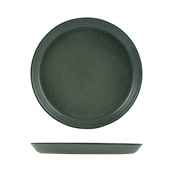 72.9099377 Zuma Forest Round Plate Tapered 240x24mm Globe Importers Adelaide Hospitality Supplies