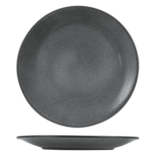 72.9099466 Zuma Gravel Round Coupe Plate 310mm Globe Importers Adelaide Hospitality Supplies