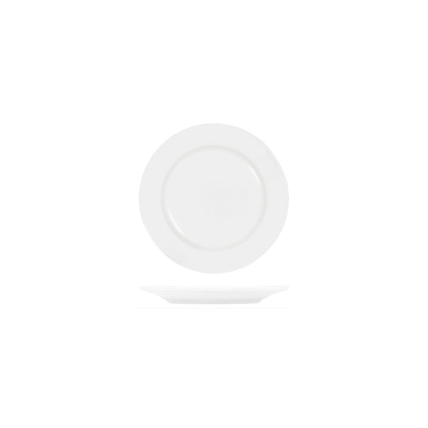 91000 Tablekraft Core White Round Wide Rim Plate 150mm Globe Importers Adelaide Hospitality Supplies