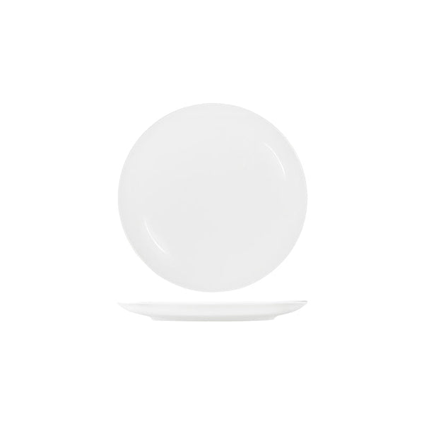 91014 Tablekraft Core White Round Coupe Plate 260mm Globe Importers Adelaide Hospitality Supplies