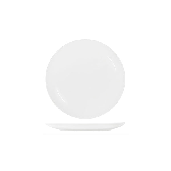91015 Tablekraft Core White Round Coupe Plate 290mm Globe Importers Adelaide Hospitality Supplies