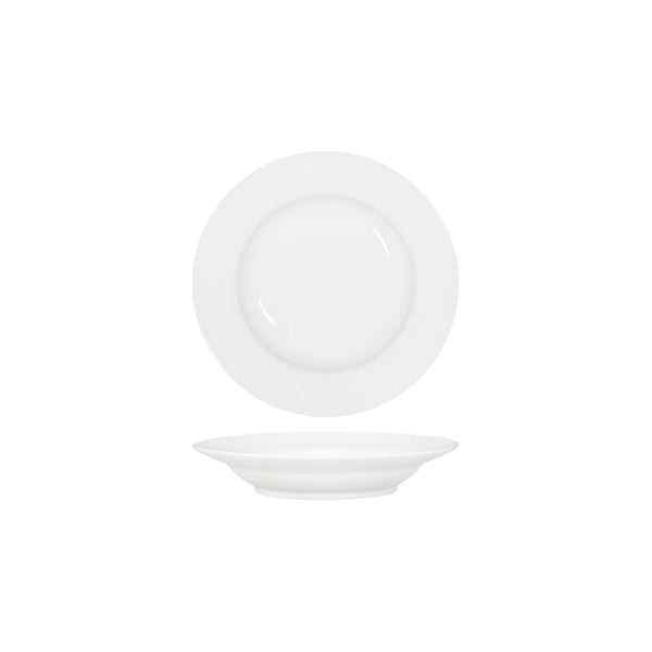 91050 Tablekraft Core White Pasta / Soup Bowl Wide Rim 225mm Globe Importers Adelaide Hospitality Supplies