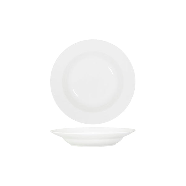 91052 Tablekraft Core White Pasta / Soup Bowl Wide Rim 270mm Globe Importers Adelaide Hospitality Supplies