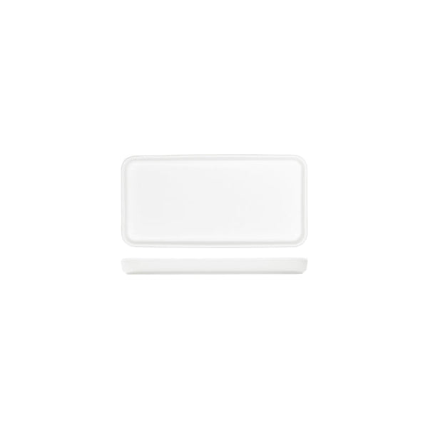 91070 Tablekraft Core White Rectangular Dish 250x125mm Globe Importers Adelaide Hospitality Supplies