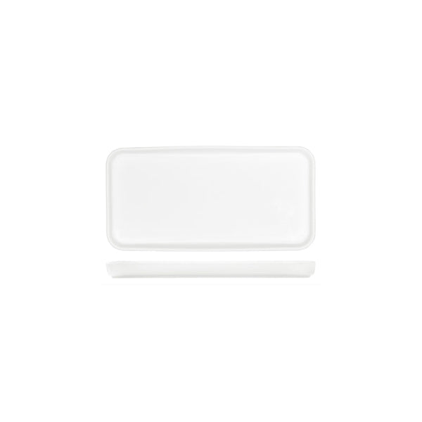 91071 Tablekraft Core White Rectangular Dish 300x150mm Globe Importers Adelaide Hospitality Supplies