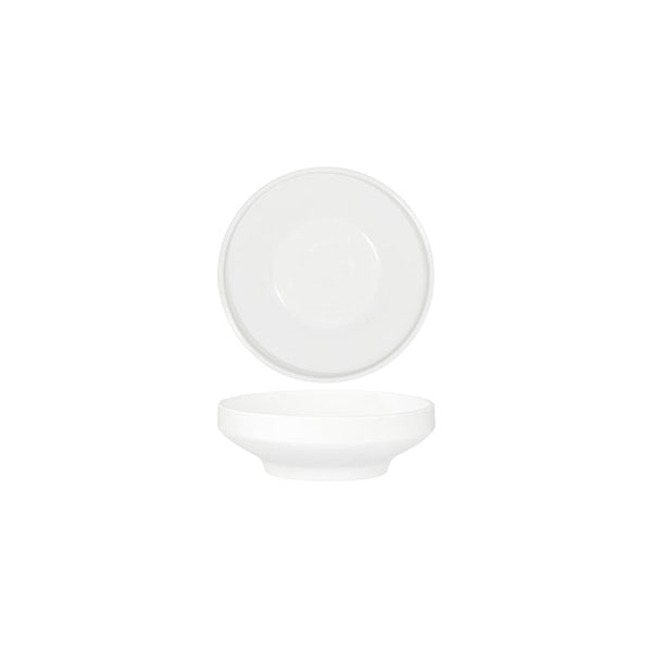 91084 Tablekraft Core White Round Footed Bowl 160mm Globe Importers Adelaide Hospitality Supplies