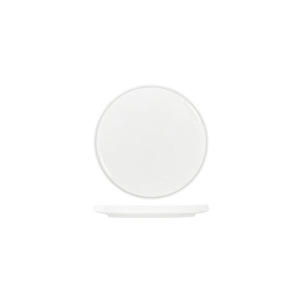 91086 Tablekraft Core White Round Walled Plate 200mm Globe Importers Adelaide Hospitality Supplies